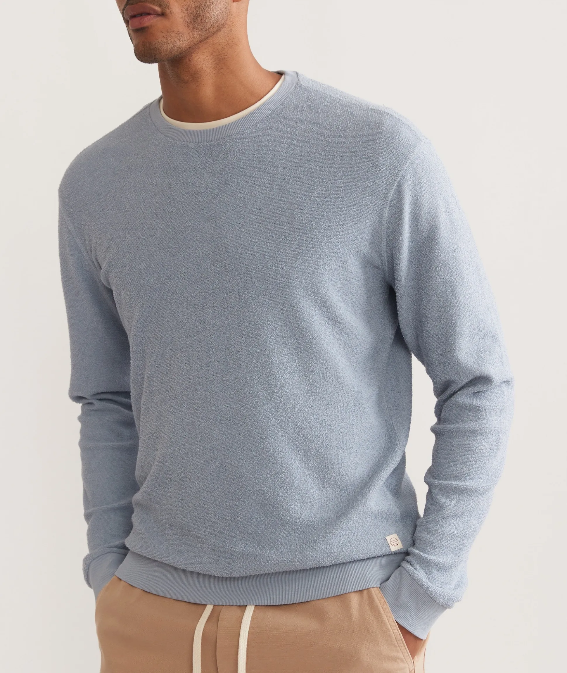 Vintage Terry Out Crewneck